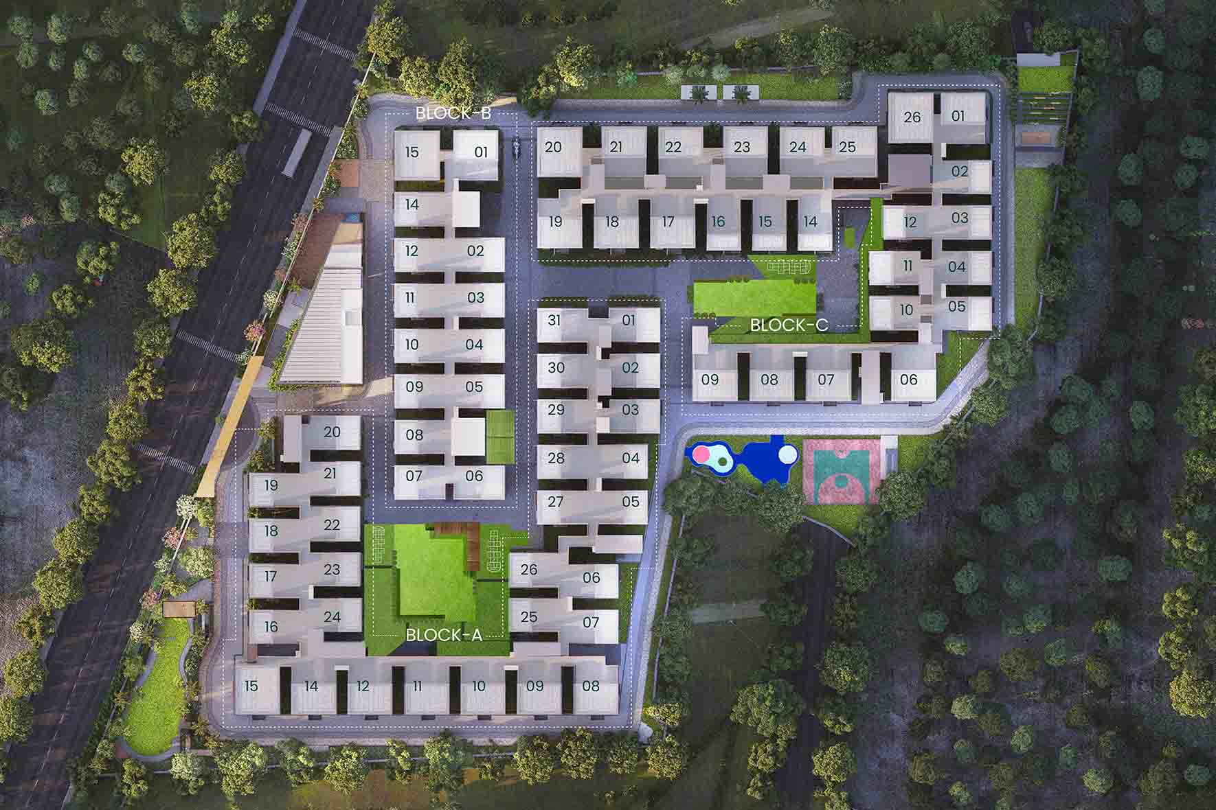 Krishé Pearl master plan layout